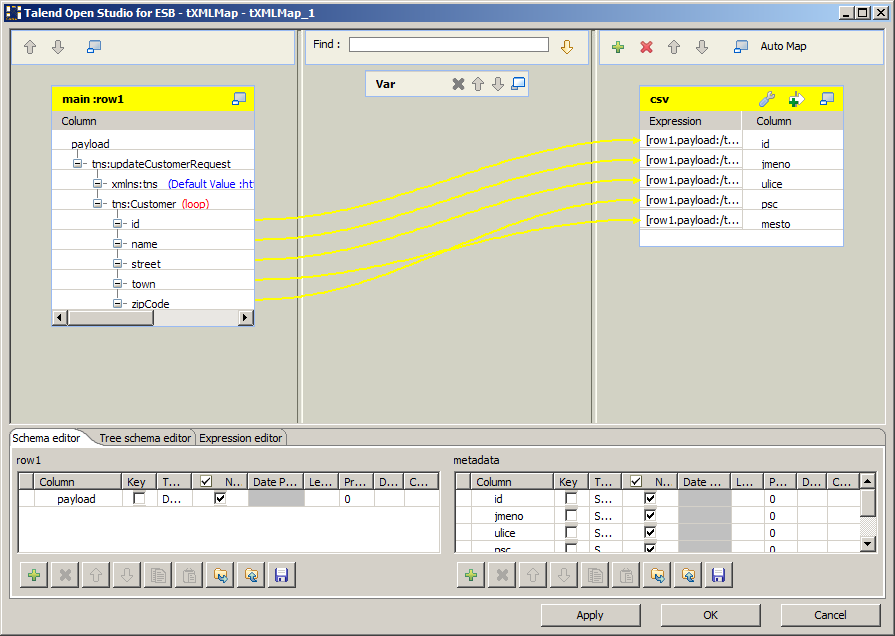 flows Talend a routes Camel Není nutná znalost jazyka Java