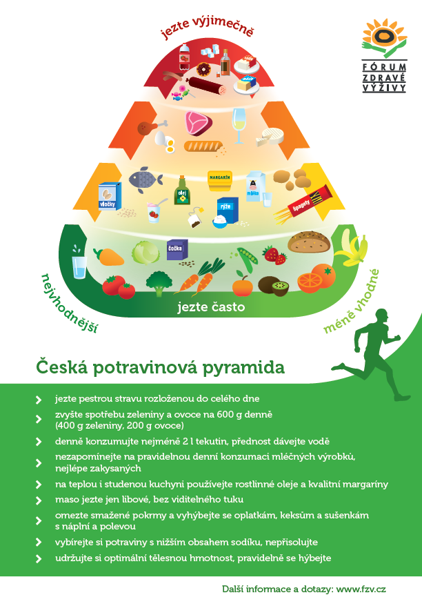 Obrázek 5: Česká potravinová pyramida,