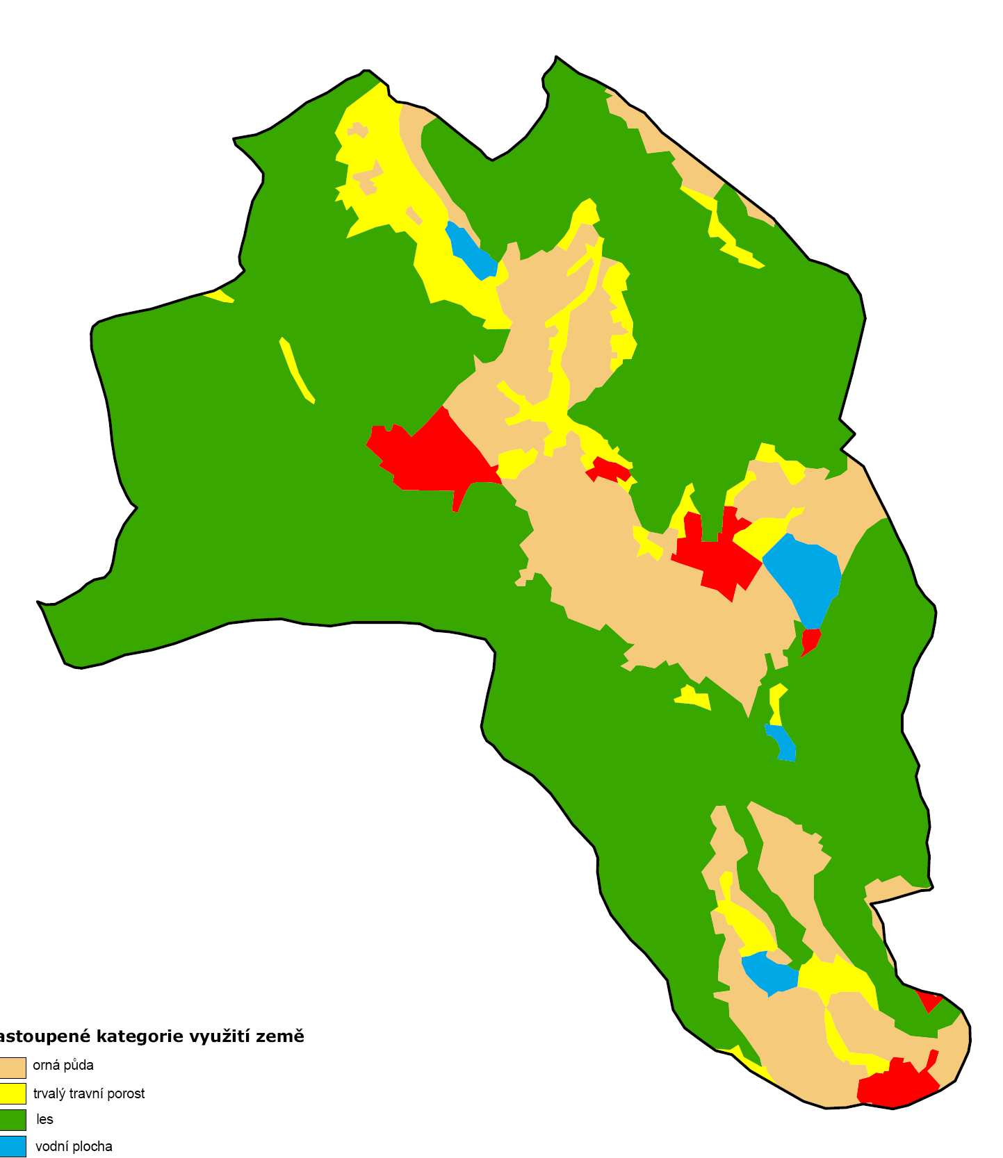 1836 1852 2002 2006 Zastoupení kategorie využití území Obrázek č. 1: Změna struktury krajiny v oblasti Račice (okres Vyškov, kraj Jihomoravský) mezi lety 1836-1852 a 2002-2006.