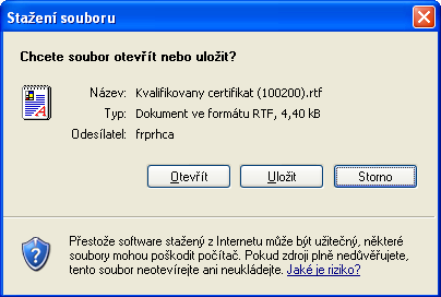 Po doplnění požadovaných informací stiskněte tlačítko Uložit žádost. Zobrazí se následující okno, kde provedete konečnou kontrolu doplněných informací.