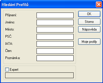 protel Front Office User Manual Profiles 9 Profily 9.1 Obecné informace o profilu hosta Pro každý Kontakt ať je to host, firma, CK apod.