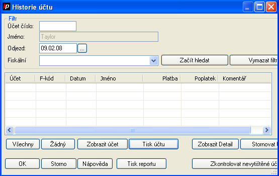 The Navigator protel Front Office User Manual 3.11.2.3 Proforma faktura Proforma faktura vypočítává dopředu naúčtované ubytování hostovi nebo skupiny a vytváří vlastní účet.