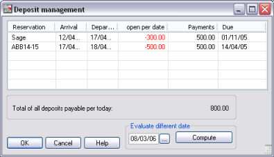 Cash Register protel Front Office User Manual 5.10 Zálohy k zaplacení Front Office Pokladna Zálohy k zaplacení Touto funkcí můžete kontrolovat vstupy požadovaných záloh.