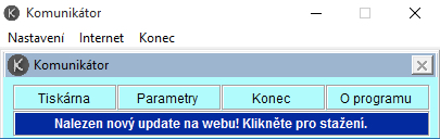 Zobrazí se nabídka evidencí programu Asistent. Ta nás ale nyní nezajímá. Proto stiskněte klávesu ESC, nabídka evidencí zmizí a vy se vrátíte do Hlavního menu.