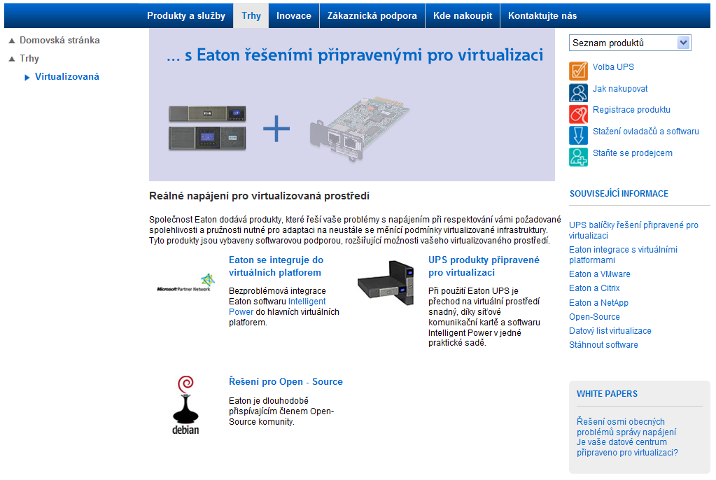 Microsite virtualizace!