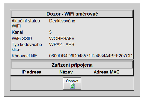 Mobilní parametry: Zadejte následující informace: o PIN kód: Zadejte PIN kód Vaší SIM karty. Pokud je PIN kód na Vaší kartě deaktivován, toto pole také nebude aktivní.