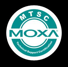 Představení společnosti Moxa a reference Průmyslové standardy Moxa Technical Support Certification (MTSC) je celosvětový systém certifikace distributorů pro technickou podporu.