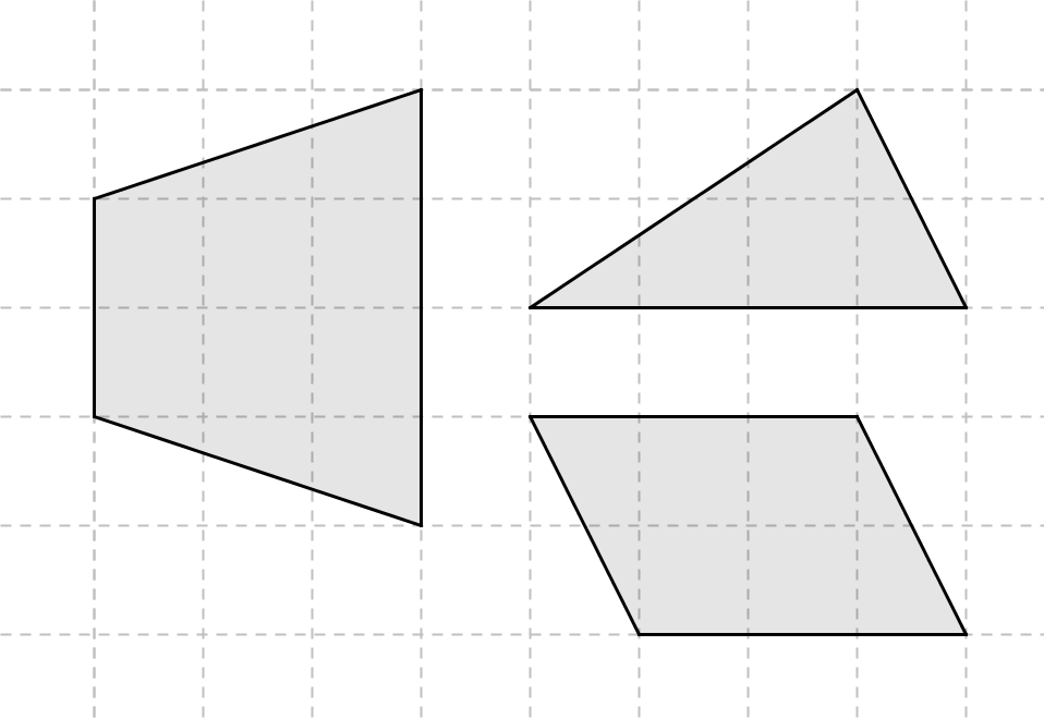 Příklady: Rovnoběžník KLMN rozděluje úhlopříčka KM na dva shodné pravoúhlé trojúhelníky. Vypočítejte obvod a obsah rovnoběžníku.