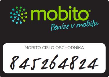 Povinné označení Mobita jako platební metody v místě prodeje K označení možnosti platby Mobitem v místě prodeje nebo provozovny využíváme především následovné formáty: samolepky, A poutače na stoly a