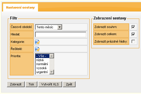 HelpDesk 2011.3 35 5. Sestavy Modul Sestavy slouţí uţivatelům aplikace HelpDesk k rychlému a intuitivnímu přístupu k informacím, které je moţné těţit z jiţ vloţených dat. 5.1. Výpis sestav Sestavy jsou rozděleny na několik základních oblastí, které prezentují jednotlivé pohledy na data.