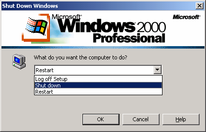 Spuštění Windows 2000 a přihlášení Start počítače. Aby jste začali pracovat s počítačem, musíte se nejdříve přihlásit svým uživatelským jménem a heslem.