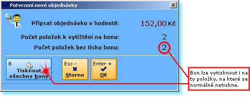 82 Restkasa viz Objednávka pomocí klávesnice. 3. Dokončenou objednávku uložte klávesou [+] ("plus" na Dokončenou objednávku numerice). objednávku>. uložte tlačítkem <Zapiš 4.