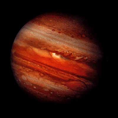 JUPITER Největší planeta slun. soustavy( r= 71 400 km) 778 mil.