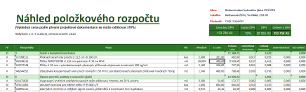 Provádění dlažeb a obkladů je možné doplnit volbou navýšení 10 % materiálu na ztratné (tzv. prořez materiálu). 7.