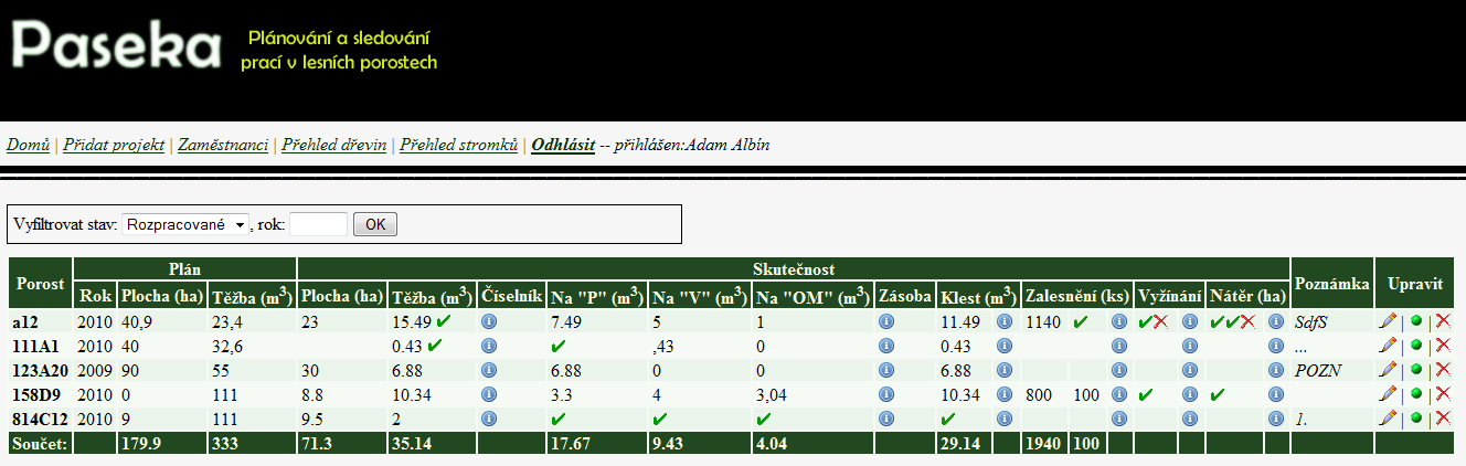 5 Návrh aplikace 5.1 Vzhled a rozvržení aplikace Aplikace má velice jednoduchý vzhled. Pouţito je jen základní podbarvení bez větších grafických prvků, které by aplikaci jistě oţivily.