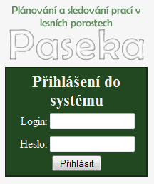 6 Popis aplikace 6.1 Přihlášení Po zadání adresy do webového prohlíţeče, kde je aplikace uloţena, nás přivítá přihlašovací obrazovka (Obrázek 6).