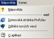 Popis modulů 101 2.2.13.14 Jazyk Možnost přepínání jazykových mutací (připravuje se) 2.2.14 Nápověda Nápověda - F1, nápovědu k jednotlivým tématům u zobrazíte standardně stiskem klávesy F1.