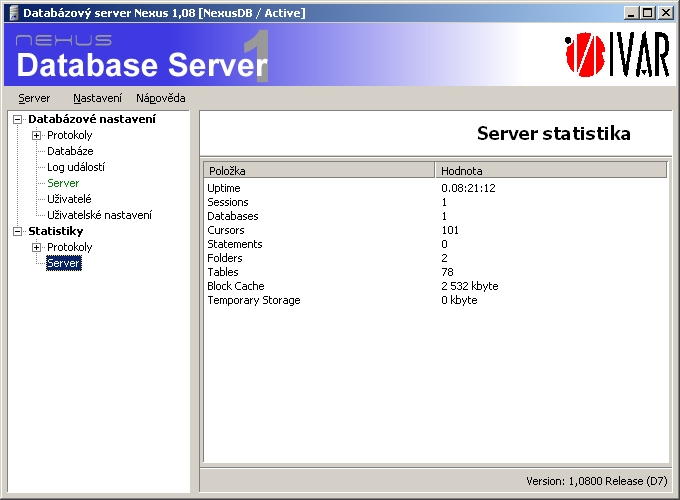 4 Prvním předpokladem k úspěšnému spuštění aplikace je aby byl nastartován Nx server. To znamená aby byl spuštěn program NXSERVER.EXE a Nx server byl aktivován.