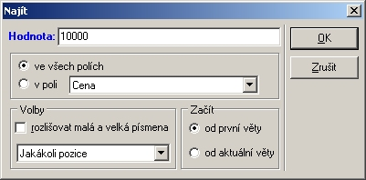 Úvod 9 U většina tabulek je dána možnost přepínaní mezi Detailem (zobrazena 1 věta na formuláři, určeno pro pořizování nových záznamů) a Seznamem (všechny záznamy ve formě tabulky ) tabulky a to