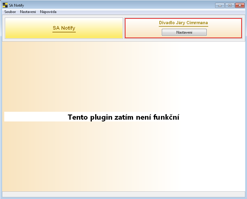 PŘÍLOHA C. VÝSLEDKY TESTOVÁNÍ METODOU KOGNITIVNÍHO PRŮCHODU C.2 Úkol 2 práce s pluginem SA Notify C.2.1 1. Přepněte na plugin SA Notify Obrázek C.