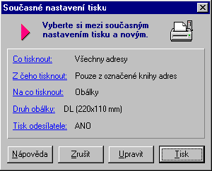 Hledání v adresáři Chcete-li něco rychle najít klikněte na tlačítko Najít a zadejte co chcete vyhledat. Chcete-li adresy seřadit např.