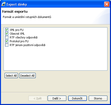 Import dotazů a export odpovědí Základní modul poskytuje podporu vstupním a výstupním konvertorům.