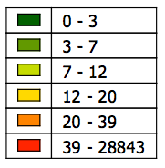 Graf 10 - Přistěhovalí celkem v MAS Nad Prahou 2012, zdroj dat: ČSÚ 2012