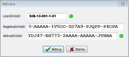 Instalace 9 Dokončení instalace Stisknutím tlačítka Dokončit se instalace dokončí. 2.2 Aktivace Program při svém prvním spuštění vyžaduje aktivaci.