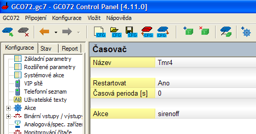 2.1.9 Časovače Časovače, jsou programové moduly pro měření času. Po uplynutí nastaveného časového okna, dojde k volání nastavené akce.