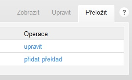 Když web přepnu na anglickou verzi, všechen obsah zmizí. Co s tím? Aby se články, aktuality i další příspěvky mohly zobrazit i v anglické verzi webu, musíte je nejdříve přeložit do angličtiny.