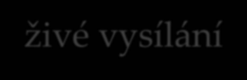 Streamvání videa živé vysílání P2P sít u kncvých uživatelů V klasickém pjetí kncvé sítě může dcházet při zahlcení směrvače (-ů) k zahazvání paketů Klientská P2P síť je v tmt případě zdpvědná za