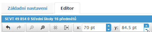 Všechny prvky jsou na stránce formuláře označeny (vybrány). 3.