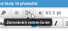 To může být použitelné v případě, že upravíte (upřesníte) velikost jednoho prvku na podkladu formuláře a vůči jeho vodítkům budete chtít přimknout sadu dalších prvků, které si tím pádem velmi