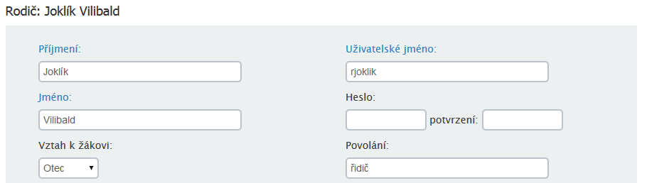 Karta žáka záložka Předměty Stránka sumarizující žákovy předměty v daném období. Tato stránka je křížově propojena (typicky se stránkou Třída - Předměty či Skupina - Předměty).