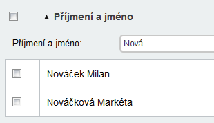Rodiče a více dětí na škole V případě, že na školu dochází více dětí jedněch rodičů, může uživatel Rodič (po svém přihlášení) prohlížet data všech jemu přiřazených žáků.