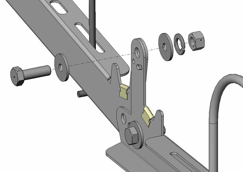 Obr. 3.4 Konzoly pro model MSU Body uchycení Rozevření 180 pro kužel sálání 90 Rozevření přibl. 190 pro kužel sálání 100 Rozevření přibl. 200 pro kužel sálání 120 Rozevření přibl.