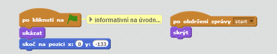 Informativní postavy Obrázek 5.13: Vzorový projekt konec hry Postavy konec hry (obrázek 5.13), vítězství, informace a ovládání mají pouze informativní účel. Jsou to obrázky s různými texty.