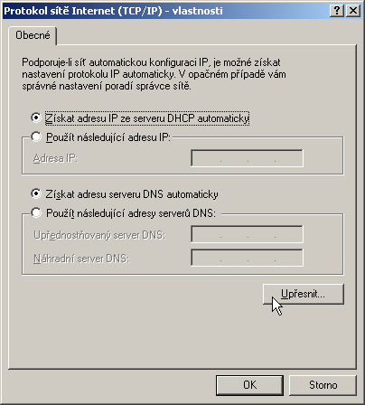 34 MRP-Video 5. Na záložce Sítě vybereme typ serveru PPP: Windows 95/98/NT4/ 2000, Internet. Povolíme jen Protokol sítě Internet (TCP/IP) a (ve Windows XP) Plánovač paketů technologie QoS.