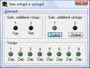 Video server Akce: 65 aktivovat při poplachu v režimu volání - při poplachu na vybraných kamerách v režimu volání aktivuje výstup na zadaný počet vteřin.