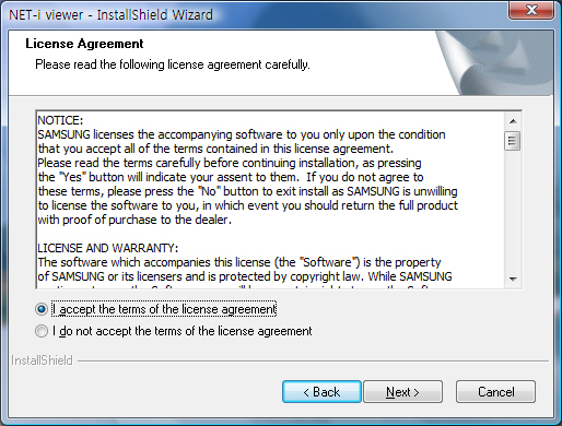 Instalace INSTALACE NET-i viewer Spusťte instalační program SETUP.EXE pro instalaci NET-i viewer na vaše PC. 1. Spusťte instalační program NET-i viewer, SETUP.