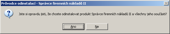 8 Instalace - výběr jazyka Odinstalace programu Odinstalovat aplikaci lze pomocí zástupce v nabídce start nebo přímo z ovládacích panelů přidat nebo odebrat programy.