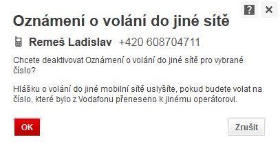 81. Obrázek Nastavení pro Oznámení o volání 2. Pomocí vyhledávače můžete najít požadovaného uživatele. Do textového okna zadáte kritérium pro vyhledávání a klikněte na Vyhledat.