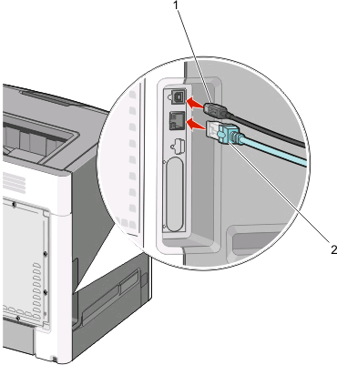 1 Port USB 2 port sítě