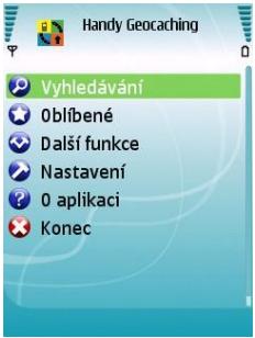 Aplikace, software Handy Geocaching pro telefony