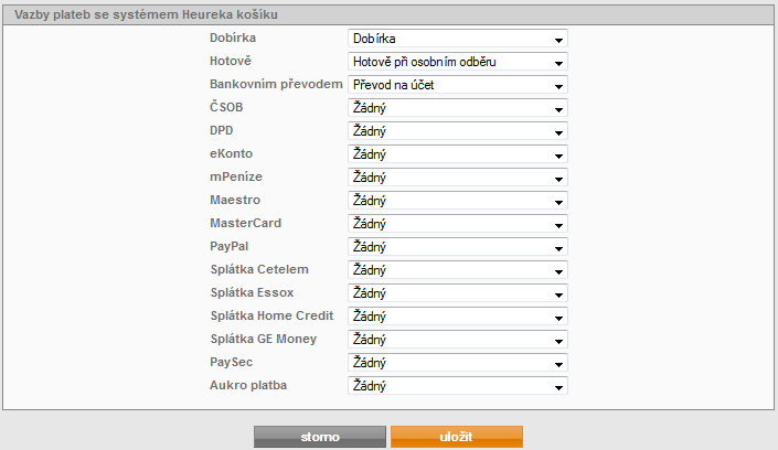 113 / 256 2.7. Způsob platby Zde si můžete definovat a používat různé platební metody sloužící ke zpříjemnění nakupování prostřednictvím internetu. Tento fakt se týká i výběru způsobu platby.
