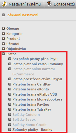 61 / 256 Zadané změny stačí jen potvrdit kliknutím na tlačítko Uložit. Pokud nechcete udělat žádné změny, klikněte na tlačítko Storno. 2.1.7.