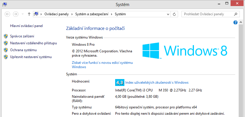 1 Základní pojmy informačních a komunikačních technologií 10 Jaký OS používám Podíl na trhu (dle údajů z roku 2013) má nejvyšší OS Windows přes 91 %, druhý je OS X více než 7 % a třetí Linux méně než