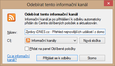 3 Získávání informací a komunikace prostřednictvím počítače 39 nebo si můžete nastavit zobrazování celé stránky se zprávou. Nechybí funkce pro vyhledávání a filtrování zpráv.