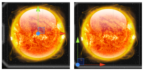 5.3 Pohyb ve scéně Pohyb ve scéně se skládá ze tří základních akcí: Interakce s UI a planetami Pohyb po scéně Ovládání gesty 5.3.1 Interakce s uživatelským rozhraním a planetami Část této sekce byla popsána víše (viz 5.