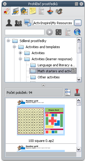 Hodnocení: V moţnostech programu došla firma Promethean nejdále, ale zároveň se vzdálila běţným uţivatelům, kterým sloţité, technicky strohé a mnohdy nepřehledné ovládání v tvorbě interaktivních